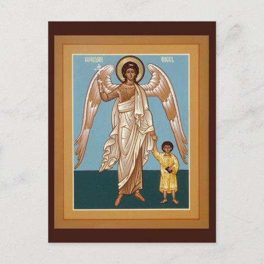 Guardian Angel Prayer Card Briefkaart (Voorkant)