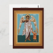 Guardian Angel Prayer Card Briefkaart (Voorkant / Achterkant)