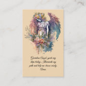 Guardian Angel Prayer Card Visitekaartje (Voorkant)