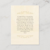 Guardian Angel Prayer Kaart Orthodox Christelijk Plaatskaartje (Achterkant)