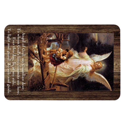 Guardian Angel Prayer Magneet (Horizontaal)