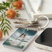 Guardian Angel Prayer Monogram Double Sided Sleutelhanger (Voorkant Rechts)