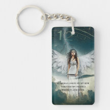 Guardian Angel Prayer Monogram Double Sided