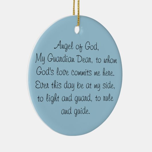 GUARDIAN ANGEL PRAYER ORNAMENT (Rechts)
