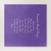 Guardian Angel Prayer Paars Legpuzzel (Horizontaal)