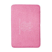 Guardian Angel Prayer Pink Badmat (Voorkant Verticaal)