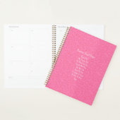 Guardian Angel Prayer Pink Planner (Display)