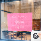 Guardian Angel Prayer Pink Raamsticker (Cafe Raam)