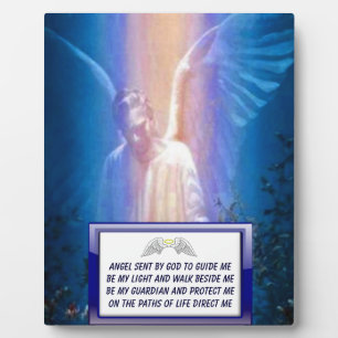 Guardian Angel Prayer plaque Fotoplaat