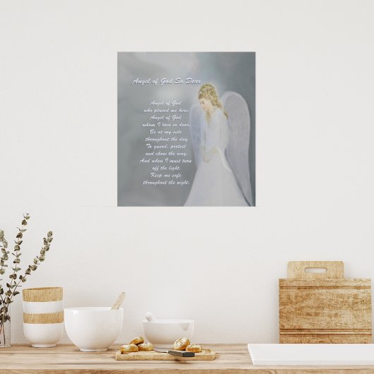 Guardian Angel Prayer Poster (Keuken)