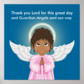 Guardian Angel Prayer Poster - SRF (Voorkant)