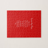 Guardian Angel Prayer Red Hearts Legpuzzel (Horizontaal)