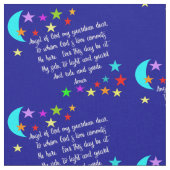 Guardian Angel Prayer Stof (Close Up)