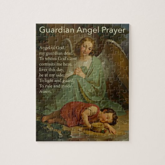 Guardian Angel Prayer voor Boys Puzzle Legpuzzel (Verticaal)