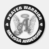 Guardian Angel Prayer Warrior Magnet (Voorkant)