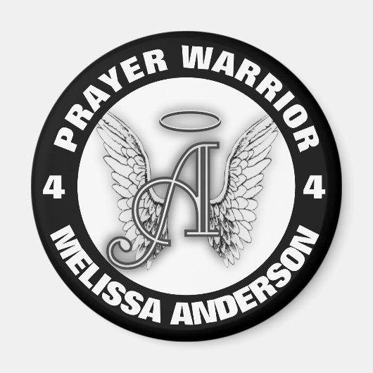 Guardian Angel Prayer Warrior Magnet (Voorkant)