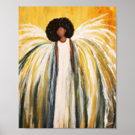Guardian Angel Premium Canvas Gloss-Poster (8x10) Poster
