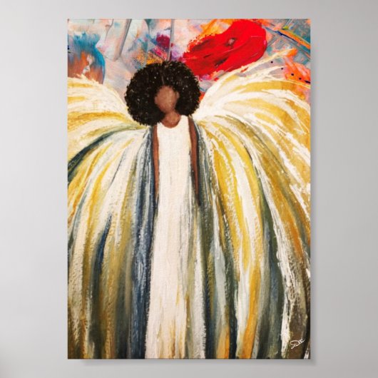 Guardian Angel Premium Canvas Poster (5x7) (Voorkant)