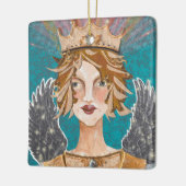 Guardian Angel Princess Paloma kerstversiering Keramisch Ornament (Links)