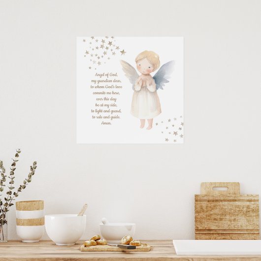 Guardian angel printable poster (Keuken)
