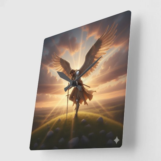 Guardian Angel Protection -   Vierkante Klok (Hoek)