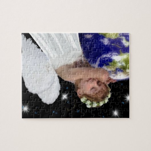 Guardian angel puzzle legpuzzel (Horizontaal)