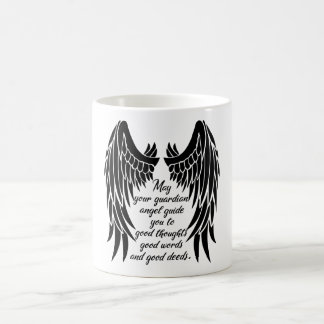 Guardian Angel Quote/Angel Wings Koffiemok