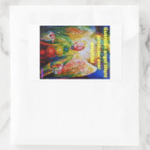 Guardian angel rechthoekige sticker (Tas)