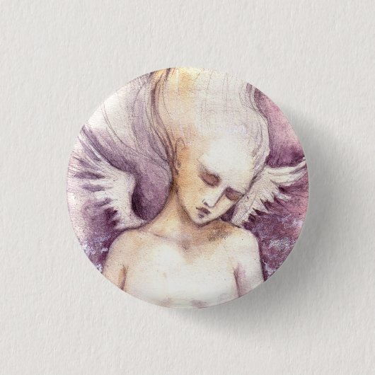 Guardian Angel Ronde Button 3,2 Cm (Voorkant)