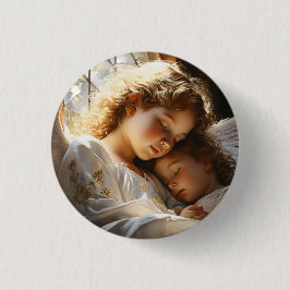 Guardian Angel Ronde Button 3,2 Cm