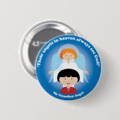 Guardian Angel Ronde Button 5,7 Cm (Voorkant /achterkant)
