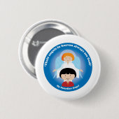 Guardian Angel Ronde Button 5,7 Cm (Voorkant /achterkant)