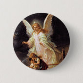 Guardian Angel Ronde Button 5,7 Cm (Voorkant)