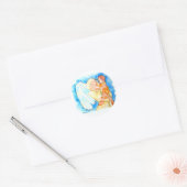 Guardian Angel Ronde Sticker (Envelop)