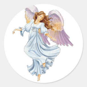 Guardian Angel Ronde Sticker