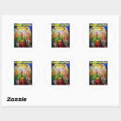 Guardian angel ronde sticker (Vel)