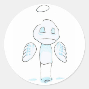 guardian angel ronde sticker