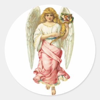 Guardian Angel Ronde Sticker
