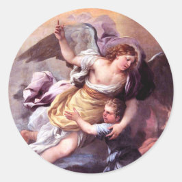 Guardian Angel Ronde Sticker