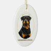 guardian angel rottweiler halo ornament (Rechts)