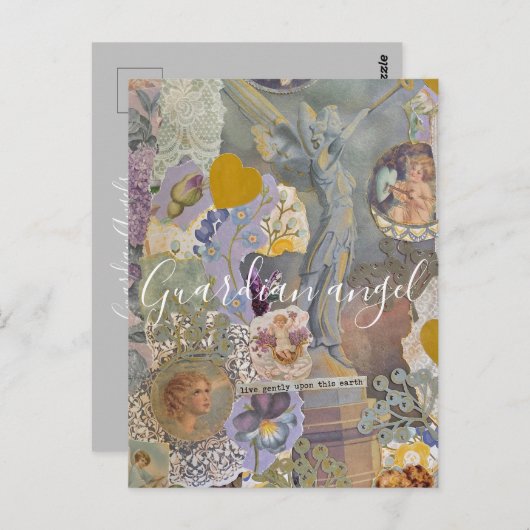 Guardian Angel Send Protection Briefkaart (Voorkant / Achterkant)