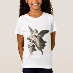 Guardian Angel Shepard Boy Art Illustratie T-shirt