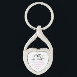 Guardian Angel Sleutelhanger<br><div class="desc">Guardian Angel/DaughterPas deze zilverkleurige metalen sleutelhanger aan met uw afbeeldingen en tekst en drager uw geliefden mee waar u ook naartoe gaat! De sleutelhanger is verkrijgbaar in vier verschillende stijlen. Je beelden en designs worden in kleurrijke inkt op een metalen inzet op de voorkant van de sleutelhanger gedrukt. Geweldig als...</div>