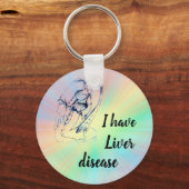 Guardian Angel, sleutelwoord "leverziekte" Sleutelhanger (Voorkant)