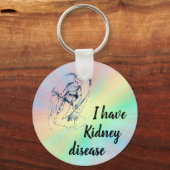 Guardian Angel-sleutelwoord "Nierziekte" Sleutelhanger (Voorkant)