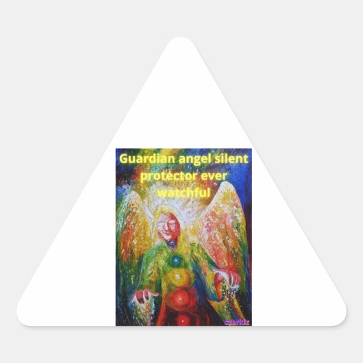 Guardian angel sticker (Voorkant)