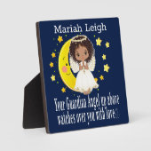 Guardian Angel Tabletop Plaque met Easel Fotoplaat (Voorkant)