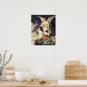 Guardian Angel van de Cliff van Bernhard Plockhors Poster (Keuken)