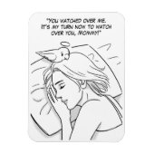 Guardian angel voor mam magneet (Verticaal)