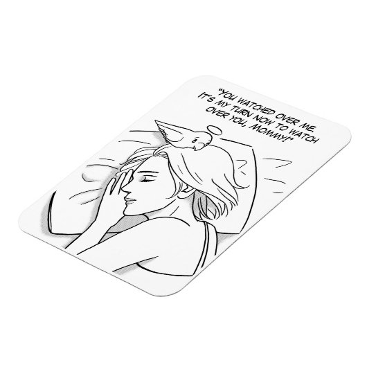 Guardian angel voor mam magneet (Linkerzijde)